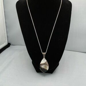 Silver Pearl Necklace